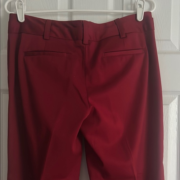 Express Red Wide Leg Pants - Picture 4 of 4